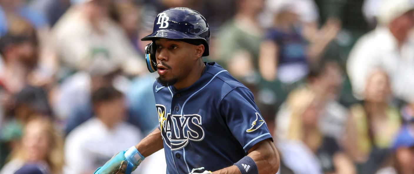 Action du match entre les Rays et les Mariners, au T-Mobile Park.