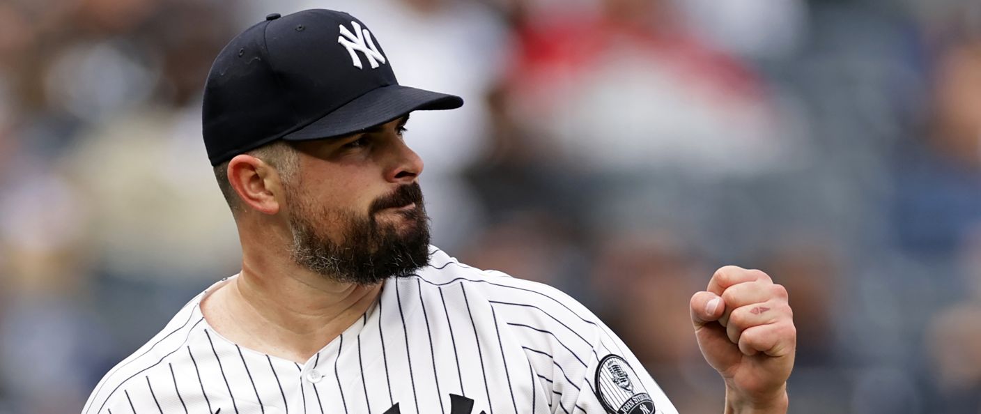 Action du match entre les Rays et les Yankees, au Yankee Stadium.