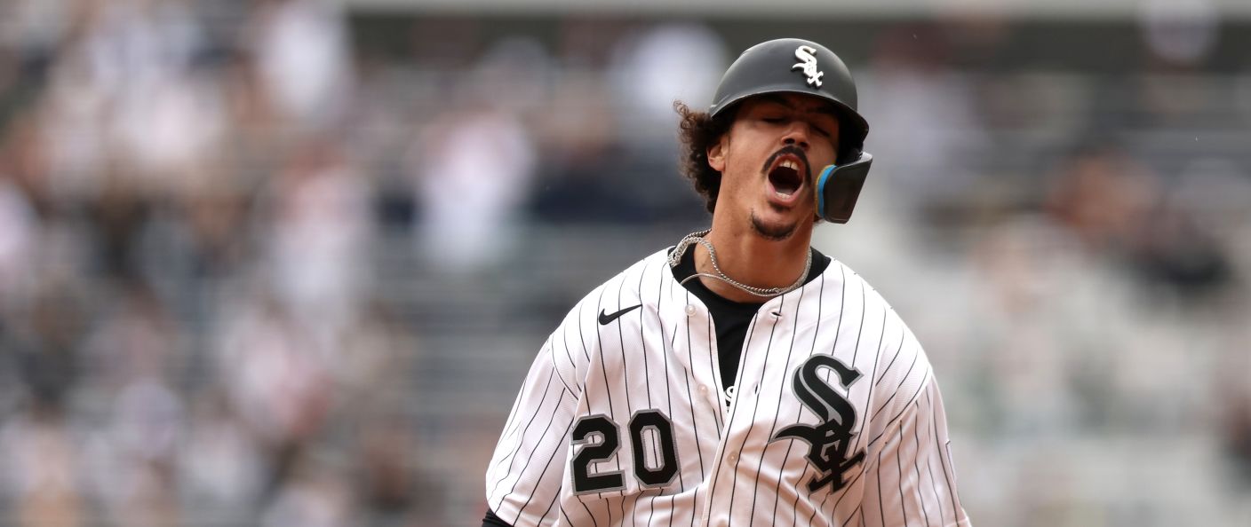 Action du match entre les Tigers et les White Sox, au Rate Field.