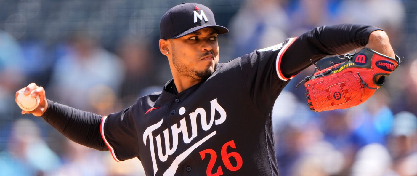 Action du match Royals - Twins au Kauffman Stadium.