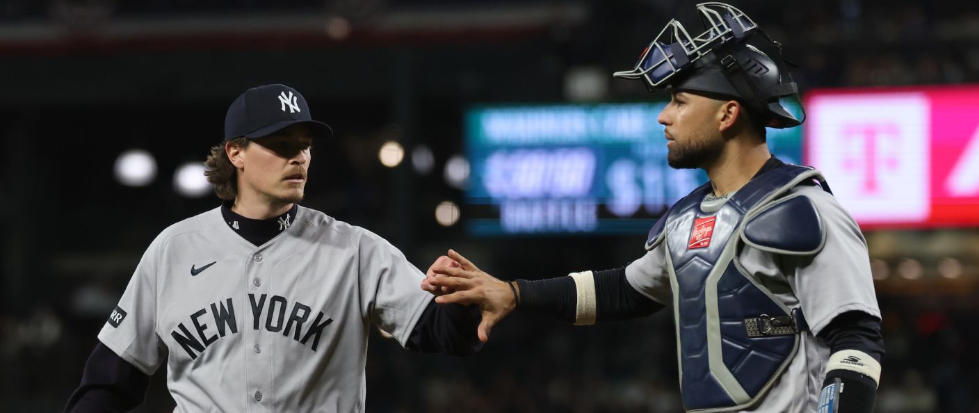 Action du match entre les Yankees et les Mariners, au T-Mobile Park.