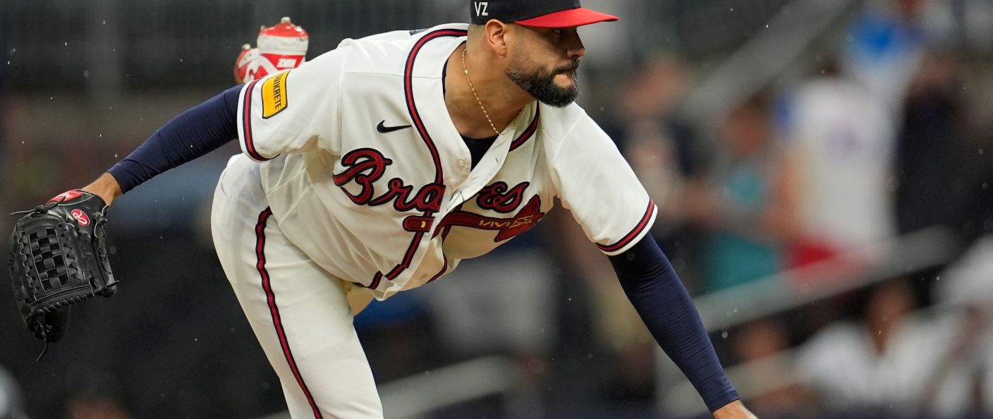 Action du match entre les Mets et les Braves, au Truist Park.