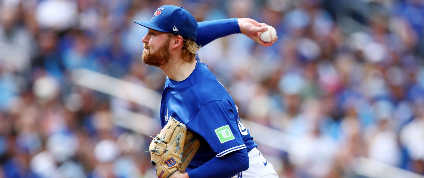 Action du match entre les Orioles et les Blue Jays, au Rogers Centre.