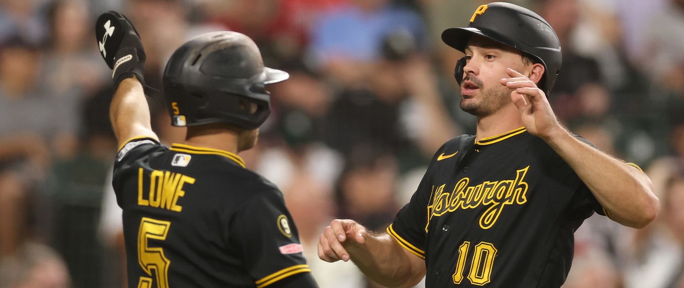 Action du match entre les Pirates et les White Sox, au Rate Field.