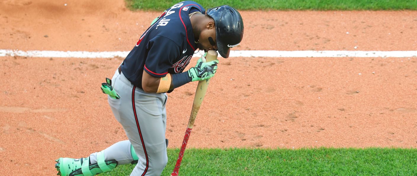 Action du match Sox - Braves au Fenway Park.