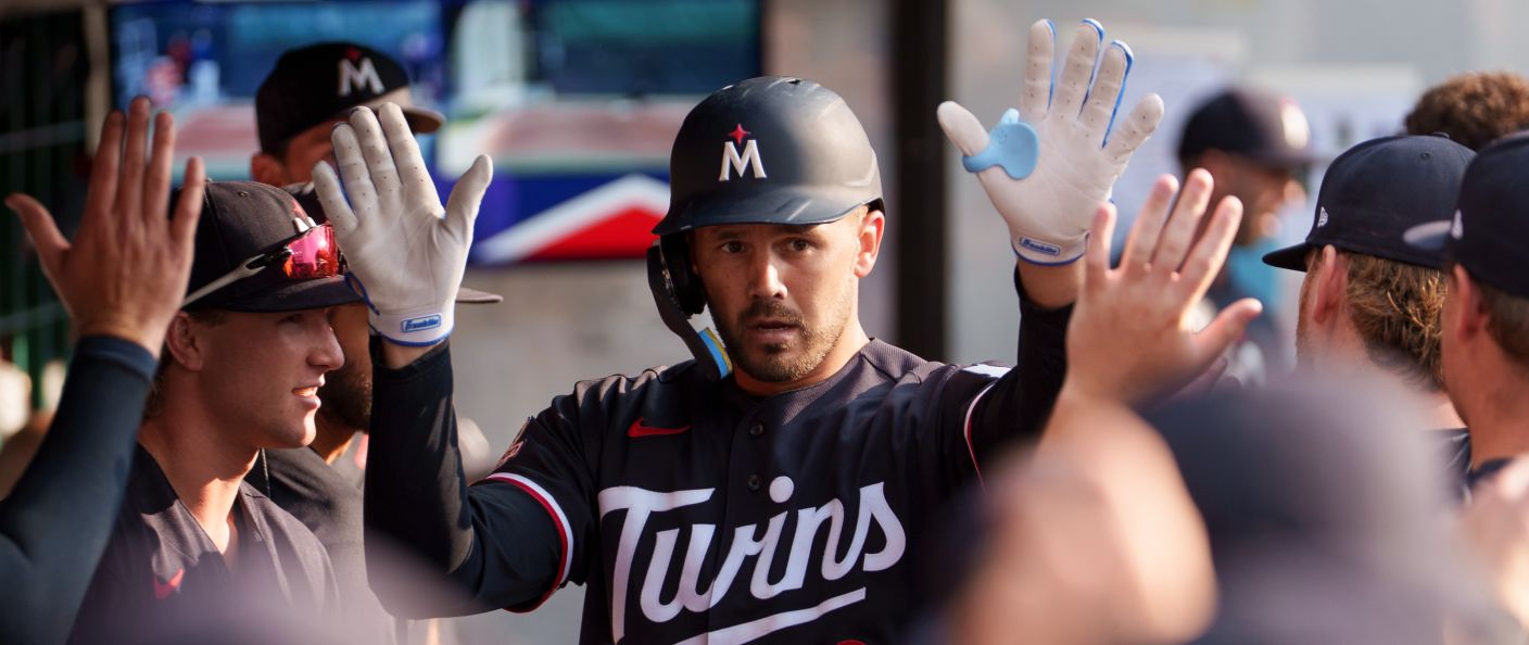 Action du match Twins–Guardians à Progressive Field.