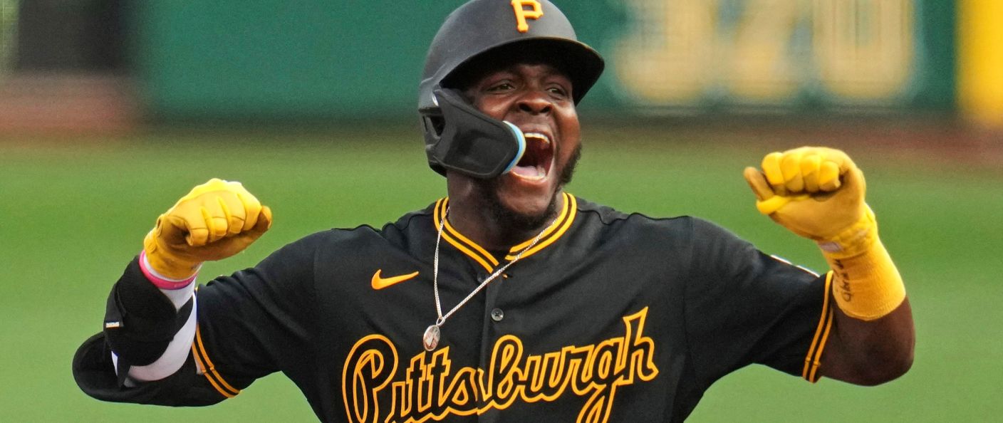 Action du match entre les Mets et les Pirates, au PNC Park.