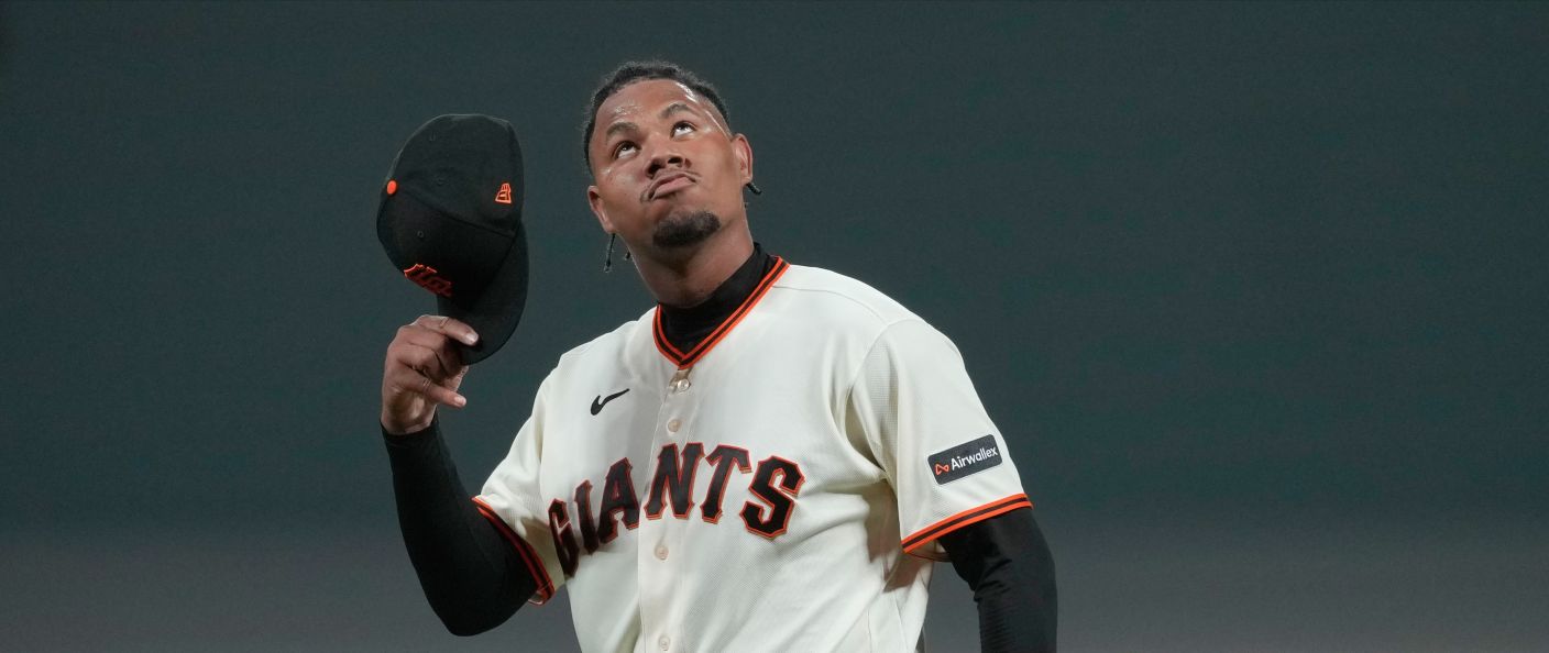 Action du match entre les Diamondbacks et les Giants, à Oracle Park.