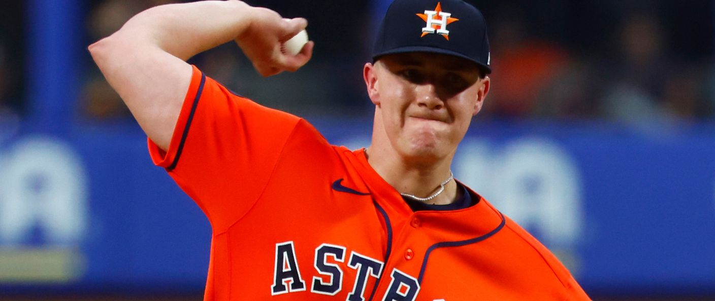 Action du match entre les Astros et les Mets, au Citi Field.