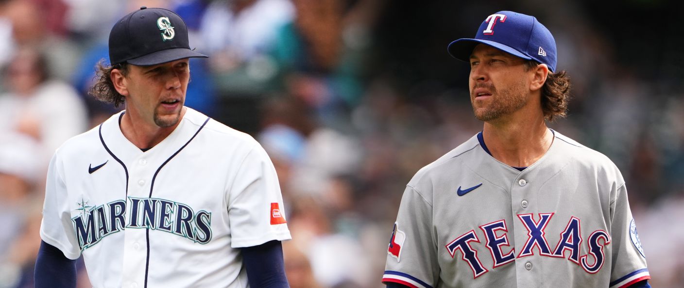 Action du match Mariners - Rangers au T-Mobile Park.