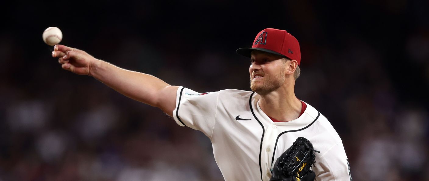 Action du match entre les Tigers et les Diamondbacks, au Chase Field.