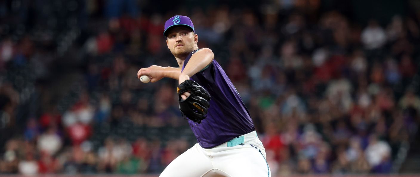 Action du match entre les Reds et les Diamondbacks, au Chase Field.