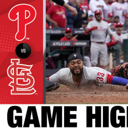 Phillies, Cardinals - Game One Recap - Fantom Sports Industries