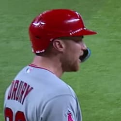 Why umpires ruled Angels' Brandon Drury out after running through