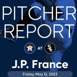 JP France gets 1st MLB win in stellar outing against White Sox - The  Crawfish Boxes