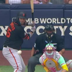 Brandon Crawford's Gigantes jersey is headed to the Hall of Fame 🙌 His  home run yesterday was the first-ever in Mexico City, the first…