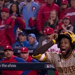 Padres' Jurickson Profar ejected after checked swing call in NLCS