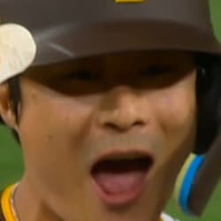 Ha Seong Kim 2-RBI double, The double, the bat flip, THE HAIR! 👏👏👏 Ha-Seong  Kim is very fun to watch! San Diego Padres, #HungryForMore, By Bally  Sports San Diego