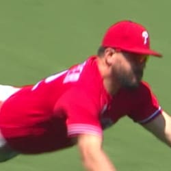 Diving in vain: Washington Nationals' Kyle Schwarber misses sprawling  catch, leaves game - Federal Baseball