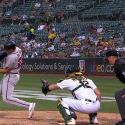 Matt Olson's three-run homer, 06/21/2022