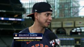 Mauricio Dubon pinch-hit and became - Milwaukee Brewers