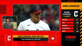 Former Bryant Pitcher James Karinchak On Cleveland Indians' 60-Man Roster