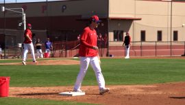 MLB Phillies 17 Rhys Hoskins 'Big Fella' Black 2019 Players