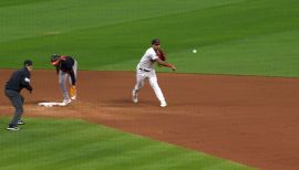 Gabriel Arias' first MLB hit, 04/20/2022