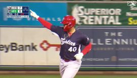 Reading Fightin Phils Jhailyn Ortiz (13) bats during an Eastern