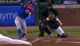 Miles Mastrobuoni #20 of the Chicago Cubs during batting practice