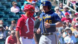 Yankees 1B Luke Voit doubles in Triple-A rehab appearance as