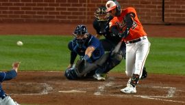 Photo: Orioles Ramon Urias Warms up During Batting Practice -  KCP20210716102 