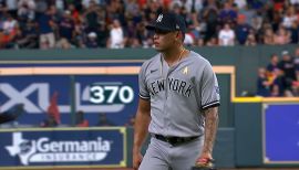 2021 New York Yankees Jonathan Loaisiga #43 Game Issued Grey