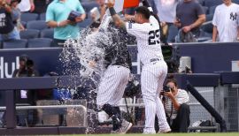 Gary Sanchez New York Yankees Game Used Worn Jersey Career HR 115
