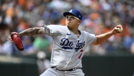 Julio Urías 7 Los Angeles Dodgers baseball player El Culichi