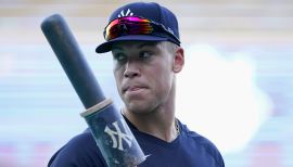 Los Angeles, CALIFORNIA, USA. 25th Aug, 2019. Aaron Judge #99 of