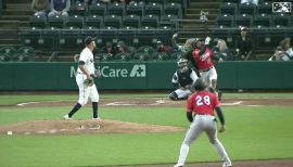 Kevin Smith, JJ Bleday, Tyler Soderstrom Homer in Aviators' First