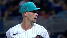 St. Louis, USA. 17th July, 2023. Miami Marlins starting pitcher Bryan  Hoeing (78) throws to the plate during a MLB regular season game between  the Miami Marlins and St. Louis Cardinals, Monday