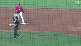 Pensacola Blue Wahoos' Troy Johnston on game day - July 9, 2023