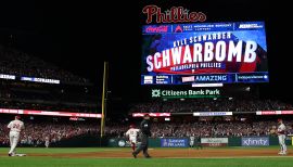 Men's Philadelphia Phillies 2022 World Series - Schwarber #12