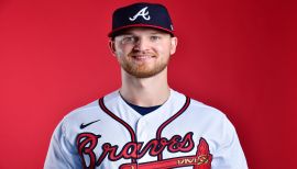 Lugbauer Hits 100th Career Homer, M-Braves Rally but Fall to