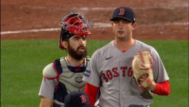 With a heavy heart Garrett Whitlock tosses two scoreless innings