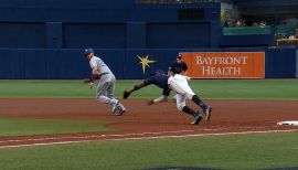 Boston Red Sox's Mookie Betts makes diving catch to rob Jason Kipnis of hit  (video) 