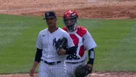 Los New York Yankees, suben a Andrew Velázquez y bajan al lanzador, Albert  Abreu, al equipo de Triple-A. #mlb #yankees #newyork #nyy