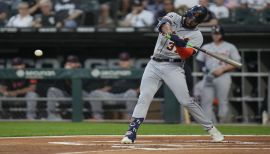 Detroit Tigers star outfield prospect Riley Greene leaves spring training  game with apparent injury