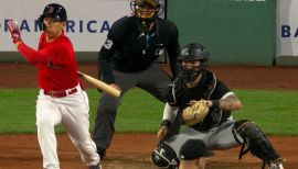 Cut4 on X: Masataka Yoshida got the weight of his first MLB homer
