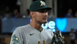 Freddy Tarnok earns 1st MLB win as A's limit AL West-leading Rangers to 4  hits in 2-0 victory