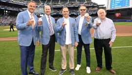 NJ Baseball: Al Leiter helps Central dedicate its field