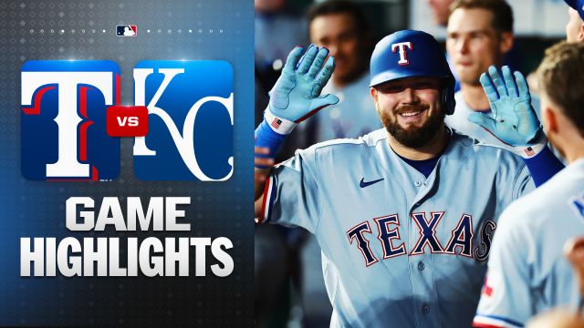 Burger’s Blast Carries Rangers Past Royals in 10-Inning Thriller