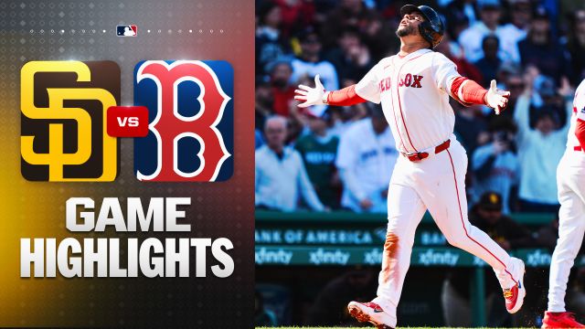 Red Sox Bash Past Padres Behind Contreras, Mayer in Home Opener